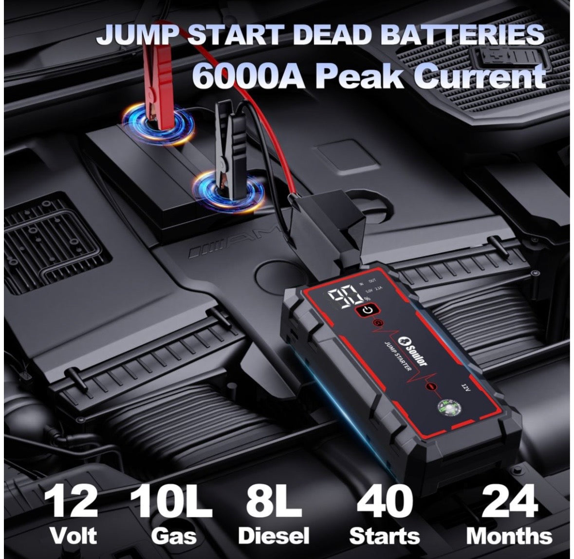 Portable Vehicle Jump Starter
